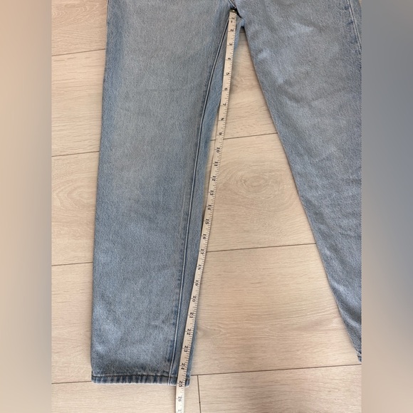 Levi's Womens 501 Original High Rise Cropped Jeans Light Wash Big E Rigid Denim - Picture 6 of 9